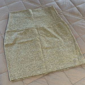 Forever 21 super stretchy mini skirt gray